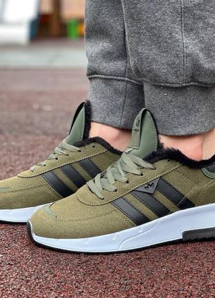 Чоловічі кросівки adidas утеплені5 фото