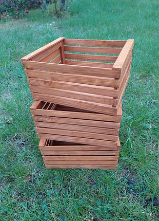 Ящики деревяні декор