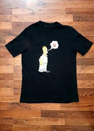 Футболка с большым лого гомера симпсона