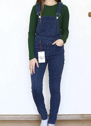 Джинсовий комбез для дівчинки