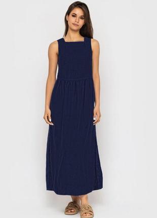 Лляна сукня з розрізами по бокам xs, s, m, l