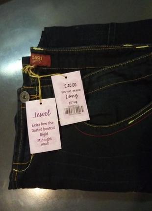 Распродажа!!!новые джинсы oasis 16/42/xl размер, высокий рост