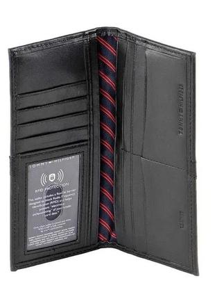 Чоловічий гаманець tommy hilfiger бізнес класу з rfid-захистом. оригінал2 фото