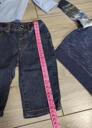 Next рубашка сорочка 3-6 місяців джинси 62 ріст кофта тепла прімарк6 фото
