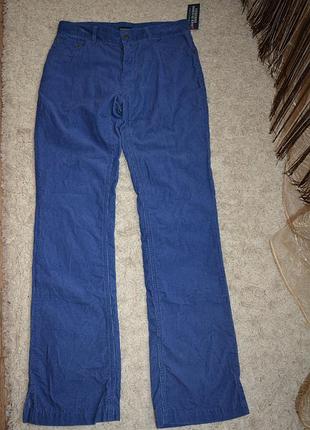 Микровельветовые брюки на невысокую, для подростка