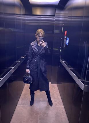 Шкіряний тренч 2