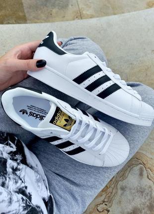 Женские кроссовки adidas Victory superstar white black 36-37-38-39-40-41
