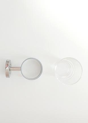 Держатель-стакан для зубных щеток, пасты настенный4 фото