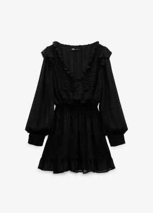 Красива сукня в  горошок, оригінал zara