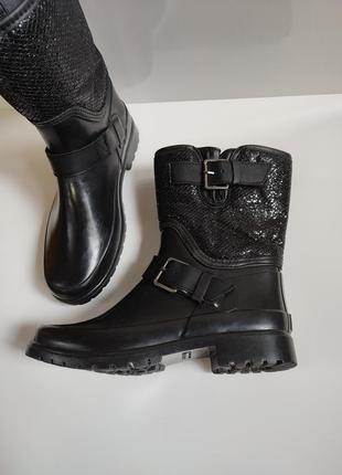 Резиновые сапоги на флисе sperry top-sider waterproof rubber boot 🍁 37р/стелька 24,4см