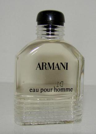 Мініатюра armani eau pour homme 10мл. оригінал. вінтаж.