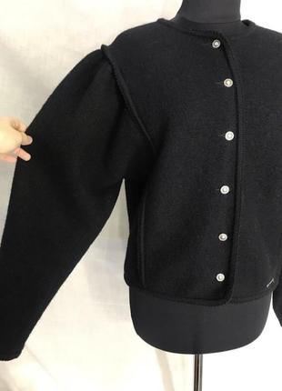 Geiger woolmark винтажный пиджак плотный очень тёплый шерсть