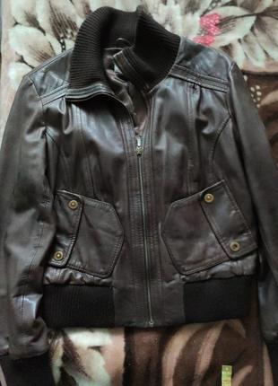 Куртка, кожа натуральная 16 разм, 46-506 фото