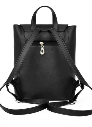 Стильный женский рюкзак с золотистой фурнитурой. 3 цвета 6443ал4 фото