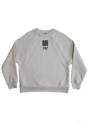 Свитшот светлый "747" (134 см.)  marions 2125000787879