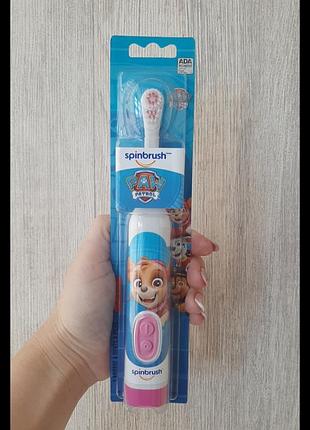 Arm&hammer 
kid's spinbrush «щенячий патруль» скай-
мягкая, 1 зубная щетка на батарейках