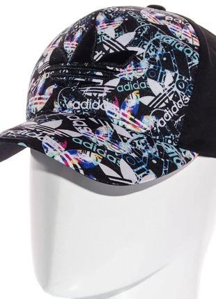 Бейсболка мужская тракер кепка брендовая сублимация adidas sub21751 черный