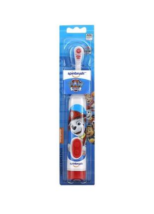 Arm&hammer  kid's spinbrush «щенячий патруль" маршал- м'яка, 1 зубна щітка новий дизайн
