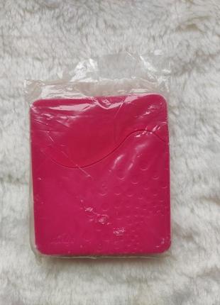 Рожева пластикова коробка для прокладок органайзер для зберігання гігієнічних прокладок always