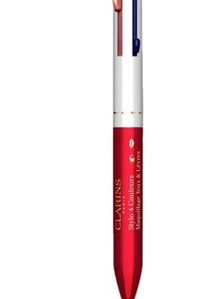 Clarins stylo 4 couleurs eyeliner pen четырехцветная ручка-подводка для глаз и губ 01