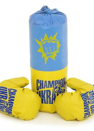 Дитячий боксерський набір україна 0005dt вел з рукавичками