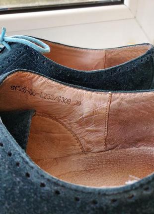 Натруальная кожа туфли женские оксфорды брогги кожаные2 фото