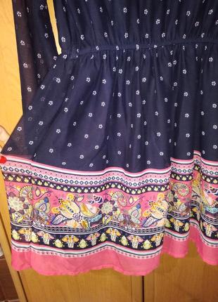 Ошатне шифоновле плаття lc waikiki 12-13 років5 фото