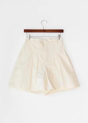 Кремові шорти pull&bear, нові шорти з ліоцелу, легкі шорти, бежевые шорты