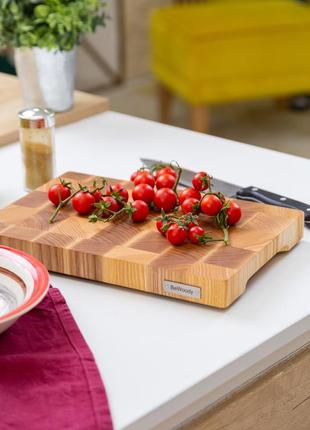 Торцева обробна дошка з ясена розміром 20х30 см