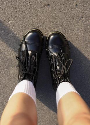 Dr.martens jadon black zip женские массивные ботинки берцы доктор мартинс на высокой подошве деми весна осень масивні черевики3 фото