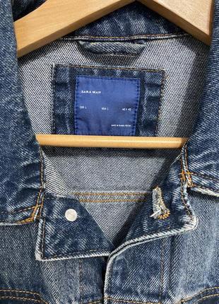 Джинсова куртка піджак zara