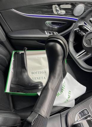 Преміальні черевики bottega veneta 🖤🖤🖤3 фото