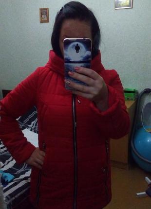 Модная куртка на холодную осень-теплая зима1 фото