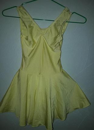 Купальник з спідницею для хореографії