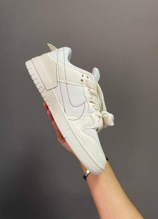 Жіночі кросівки nike sb dunk pale ivory pink4 фото