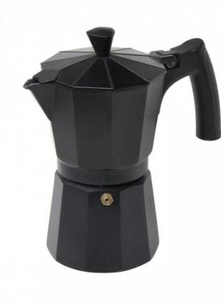 Кофеварка гейзерная con brio cb-6409 (450мл) (на 9 чашек)