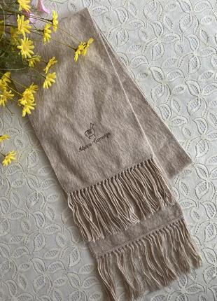Неймовірний фірмовий шарф alpaca camargo