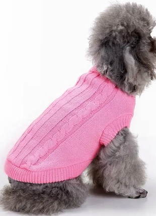 Вязаный свитер для  мини собачек