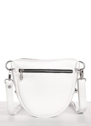 Жіноча сумка кроссбоді sambag sofi біла4 фото