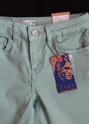Мятные джинсы супер-скинни regular fuga, размер 26/324 фото