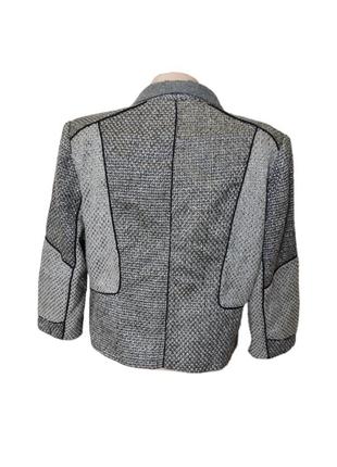 Женский пиджак серый вовна курточка куртка пиджачек3 фото