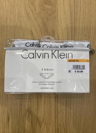 Calvin klein комплект (3 шт.) новых оригинальных женских трусиков8 фото