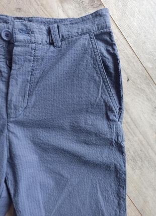 Чоловічі брюки promod denim котонові штани сіро-блакитні прямі якісні2 фото