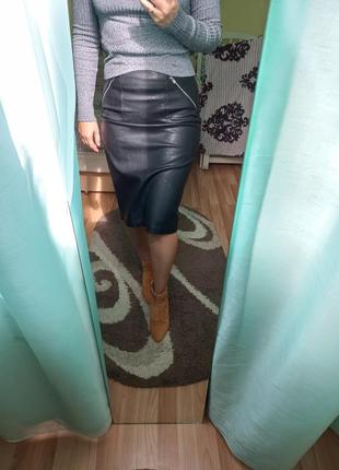 Спідниця шкіряна фірми zara