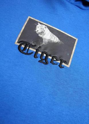 Худи синий лаконичный "tiger" (134 см.)  marions 21250007878933 фото