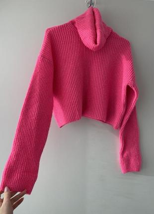 Укороченый свитер zara mango1 фото