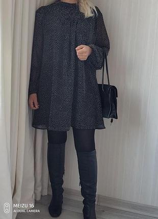 Платье в горошек zara