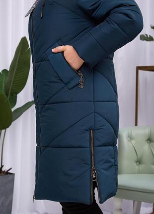 Зимняя женская качественная куртка на тинсулейте с мехом енота finland. бесплатная доставка.2 фото