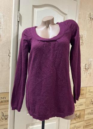 Свитер мохер марсала