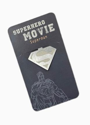 Закладка для книг супермен blingird серый
